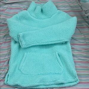 Cozy Turquoise Sherpa Sweater